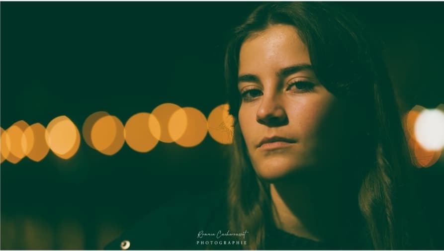 Portrait de nuit de Floriane